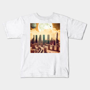 DREAM CITY IN MARS Kids T-Shirt